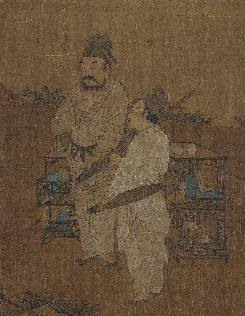 重拾“圍爐煮茶”文化，一起看看故宮藏畫里的“圍爐煮茶”[精制鋼圍爐茶桌](圖8)