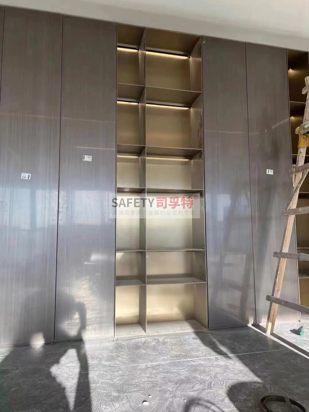 現(xiàn)代不銹鋼壁龕，墻內收納空間設計首選[司孚特不銹鋼壁龕](圖2)